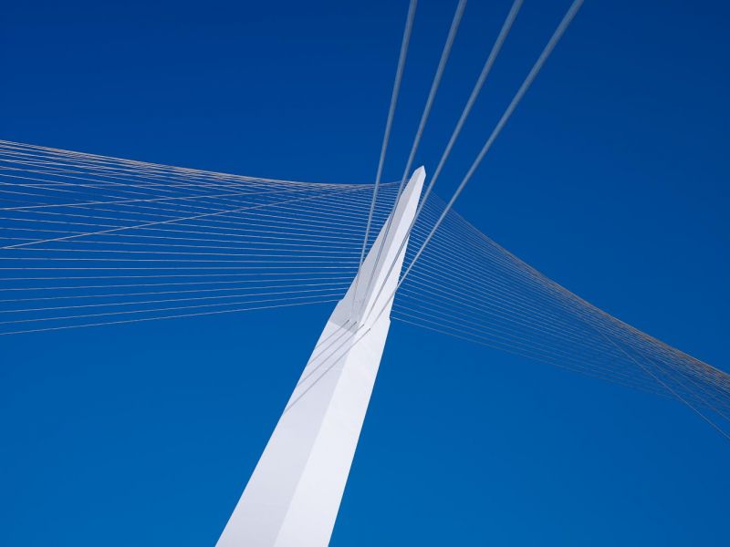 Jerusalem Bridge of Strings, Santiago Calatrava, Jerusalem, Israel