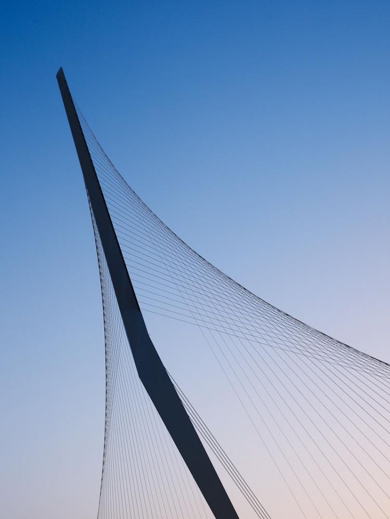 Jerusalem Bridge of Strings, Santiago Calatrava, Jerusalem, Israel