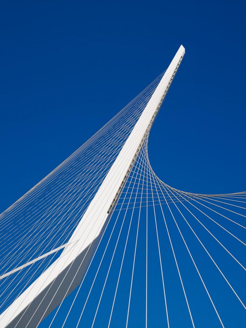 Jerusalem Bridge of Strings, Santiago Calatrava, Jerusalem, Israel