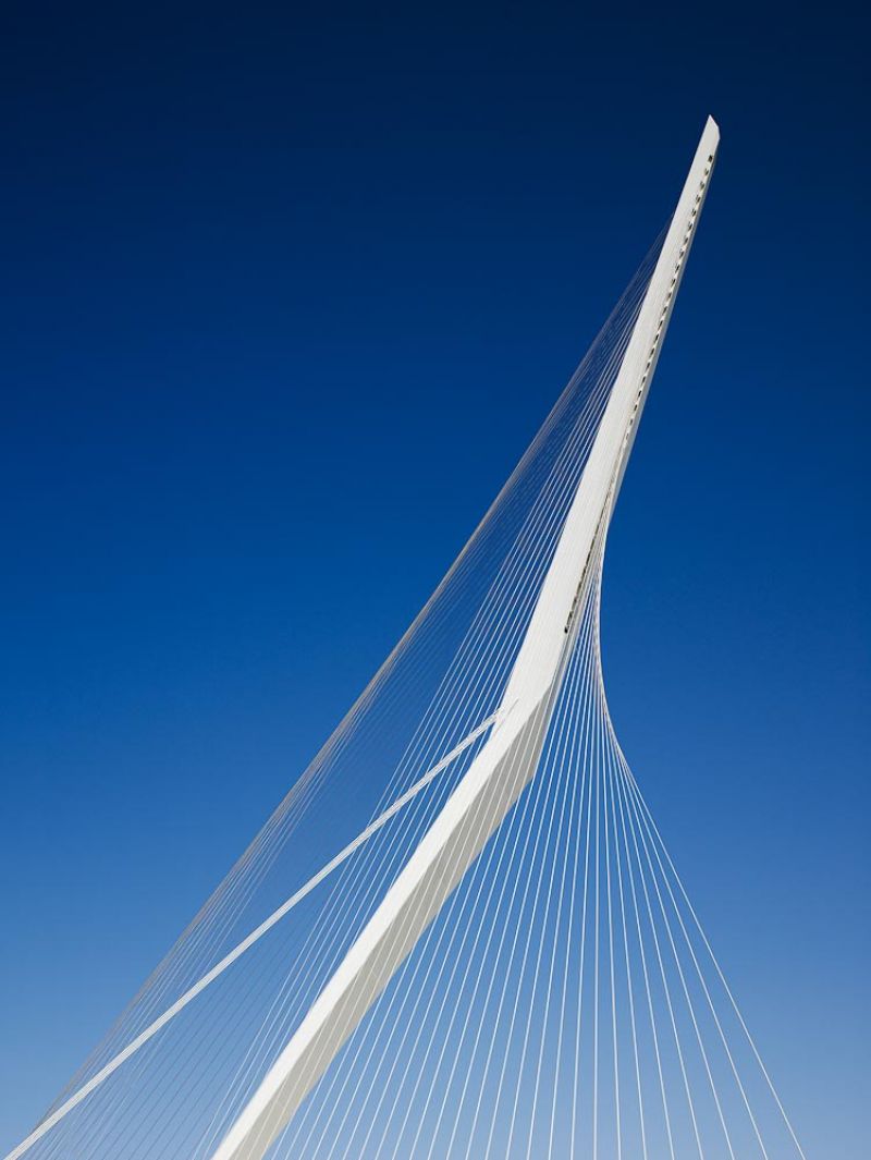 Jerusalem Bridge of Strings, Santiago Calatrava, Jerusalem, Israel