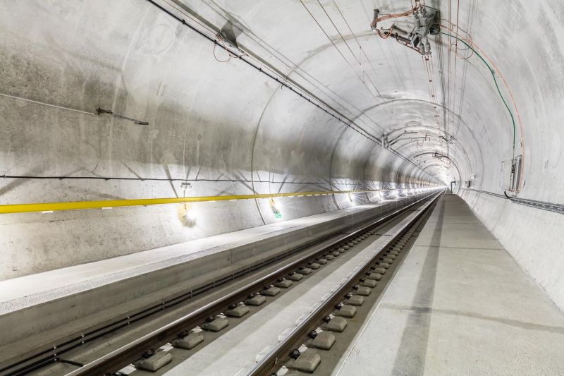  Gotthard-Ceneri Base tunnel, Switzerland