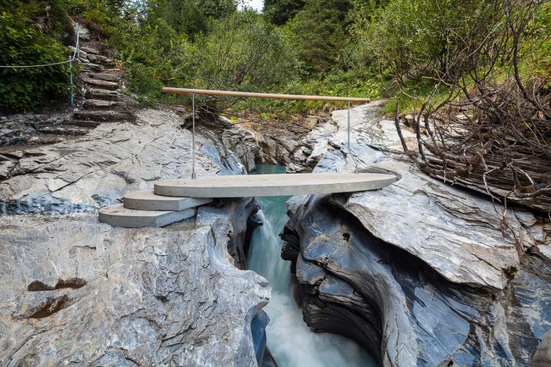 Trutg dil Flem bridges, Switzerland