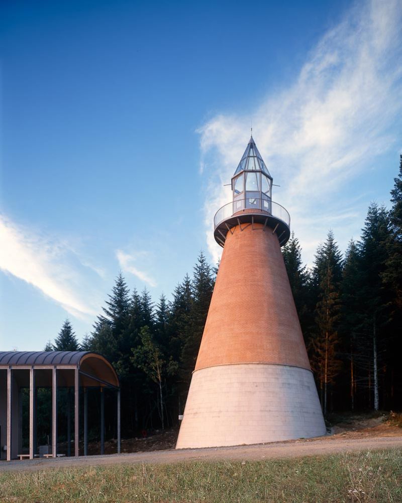 Contemporary art museum, Aldo Rossi, Lac de Vassivere, France