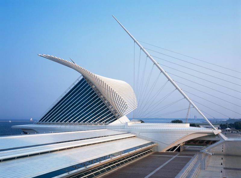 Milwaukee Art Museum, Santiago Calatrava, Milwaukee, USA