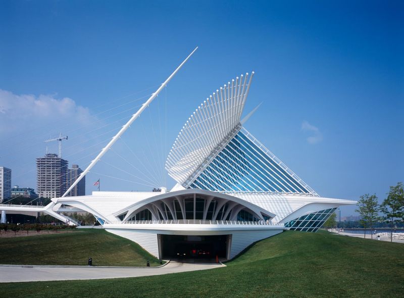 Milwaukee Art Museum, Santiago Calatrava, Milwaukee, USA