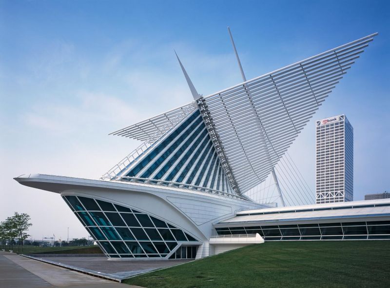 Milwaukee Art Museum, Santiago Calatrava, Milwaukee, USA
