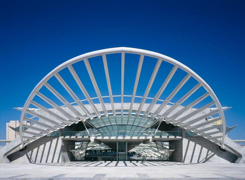 Oriente station, Santiago Calatrava, Lisbon, Portugal