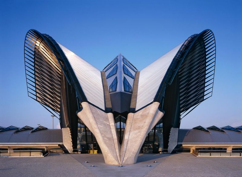 TGV Railway station, Santiago Calatrava, Satolas | Lyon, France