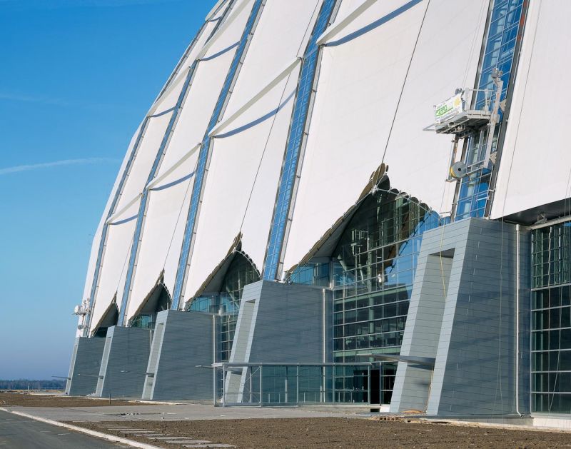 CargoLifter Hangar, SIAT Architekten   Ingenieure, Brand, Germany