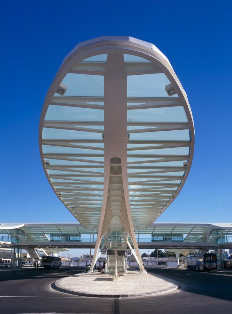 Oriente station, Santiago Calatrava, Lisbon, Portugal