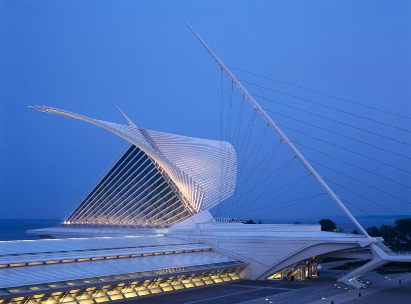 Milwaukee Art Museum, Santiago Calatrava, Milwaukee, USA