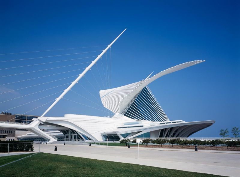 Milwaukee Art Museum, Santiago Calatrava, Milwaukee, USA