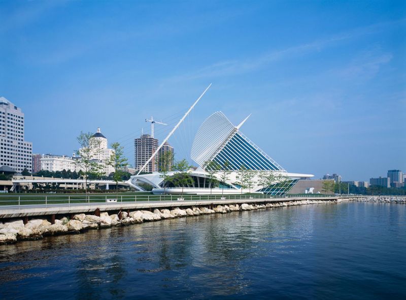 Milwaukee Art Museum, Santiago Calatrava, Milwaukee, USA
