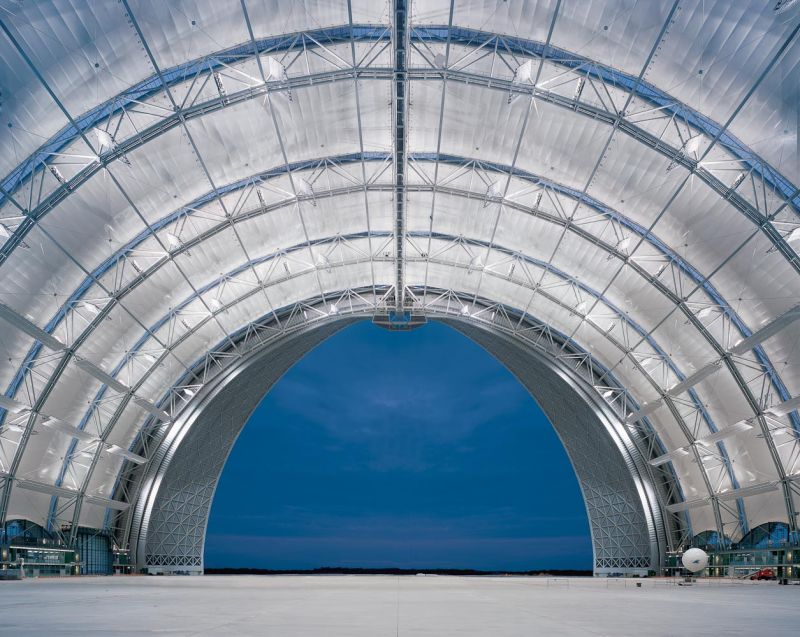 CargoLifter Hangar, SIAT Architekten   Ingenieure, Brand, Germany