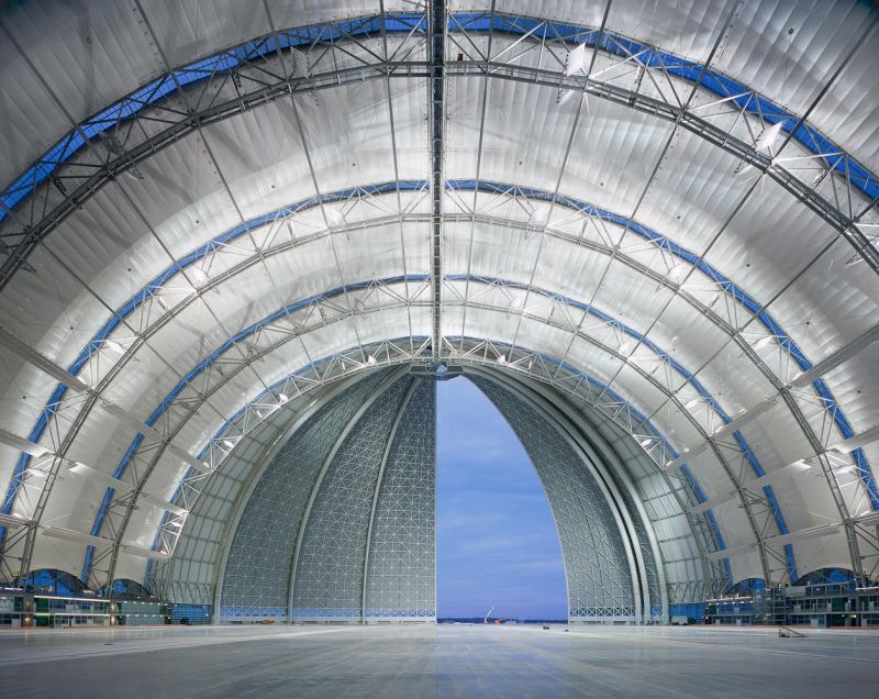 CargoLifter Hangar, SIAT Architekten   Ingenieure, Brand, Germany