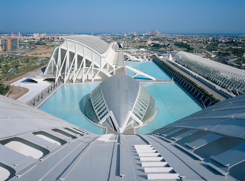 City of Arts and Sciences, Santiago Calatrava, Valencia, Spain
