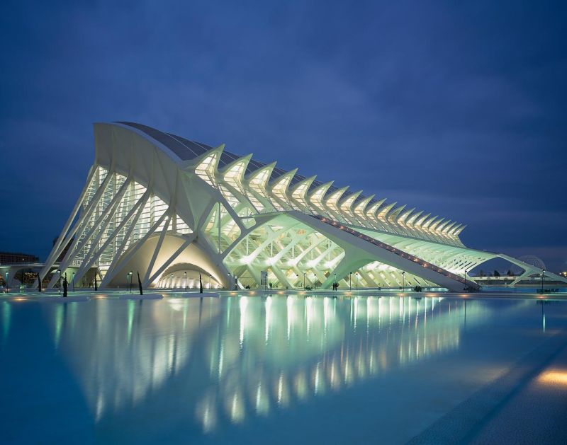 City of Arts and Sciences, Santiago Calatrava, Valencia, Spain