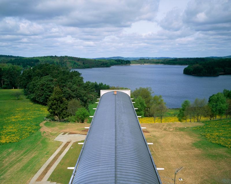 Contemporary art museum, Aldo Rossi, Lac de Vassivere, France