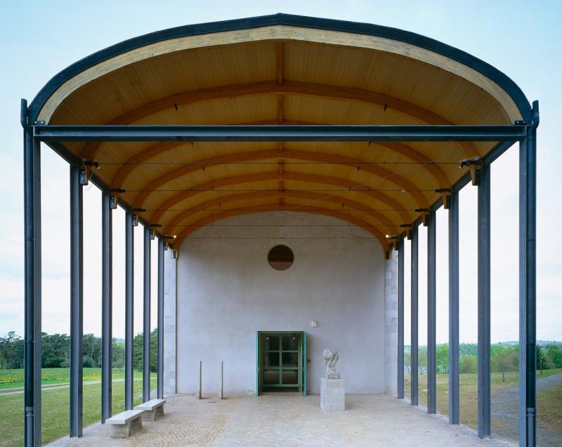 Contemporary art museum, Aldo Rossi, Lac de Vassivere, France