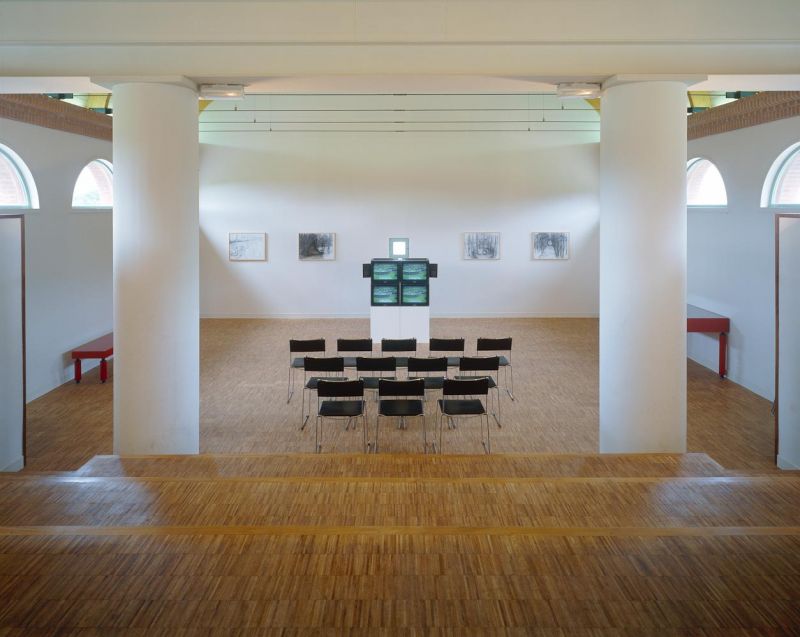 Contemporary art museum, Aldo Rossi, Lac de Vassivere, France
