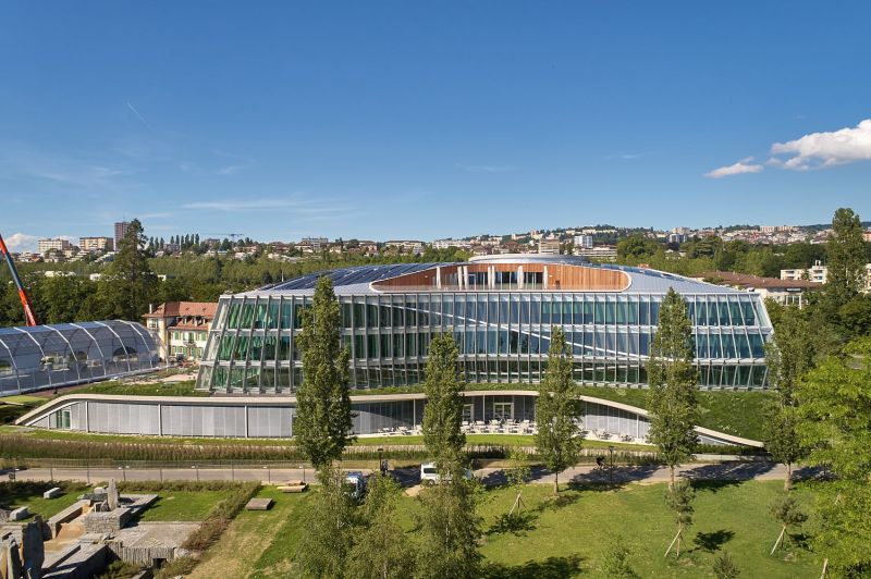 IOC International Olympic Committee, Headquarters, Internationales Olympisches Komitee, Lausanne, Switzerland, Schweiz, CH, 3XN Architects & Itten Brechbuehl
