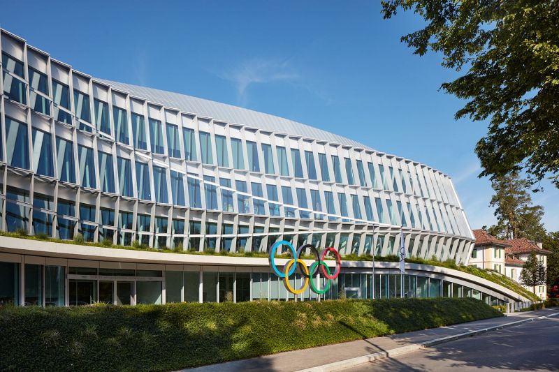 IOC International Olympic Committee, Headquarters, Internationales Olympisches Komitee, Lausanne, Switzerland, Schweiz, CH, 3XN Architects & Itten Brechbuehl