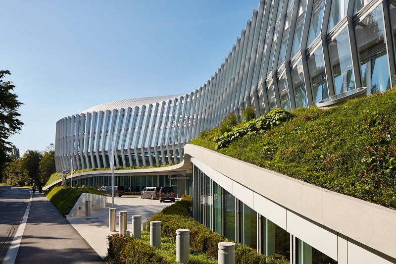 IOC International Olympic Committee, Headquarters, Internationales Olympisches Komitee, Lausanne, Switzerland, Schweiz, CH, 3XN Architects & Itten Brechbuehl