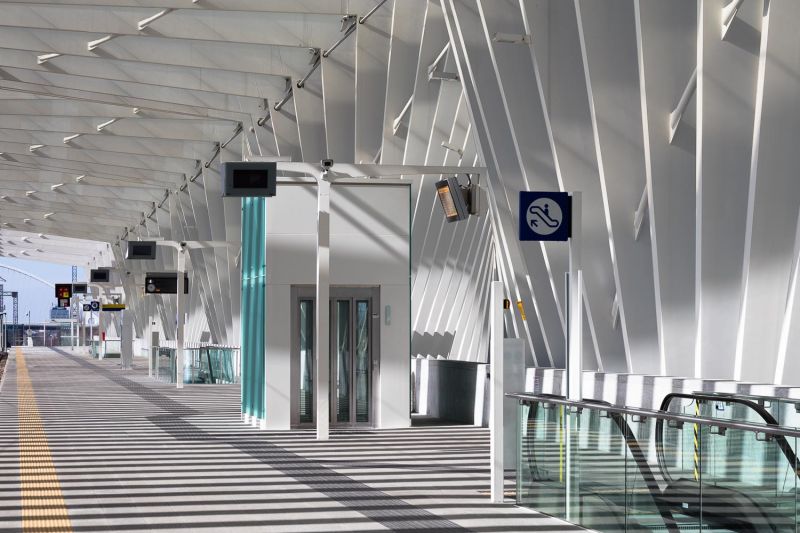 Mediopadana Railway Station AV, Santiago Calatrava, Reggio Emilia, Italy