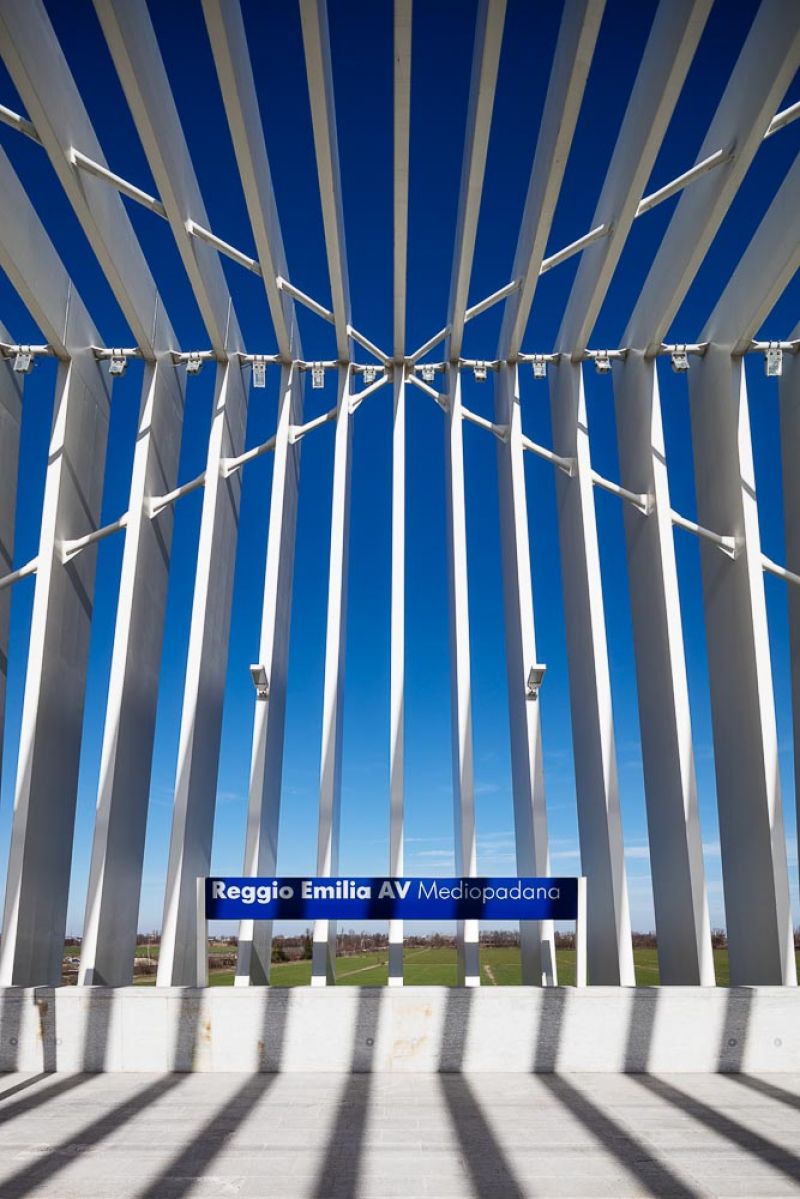 Mediopadana Railway Station AV, Santiago Calatrava, Reggio Emilia, Italy