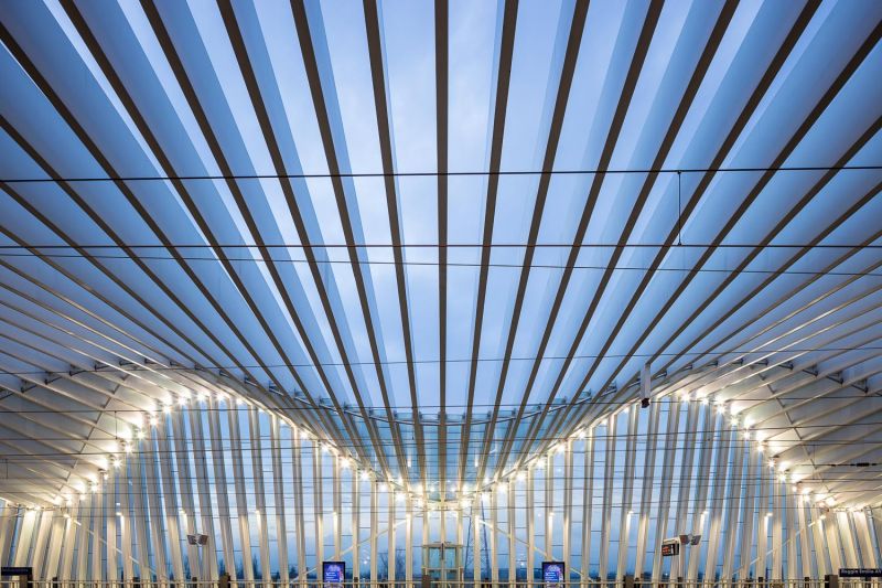Mediopadana Railway Station AV, Santiago Calatrava, Reggio Emilia, Italy
