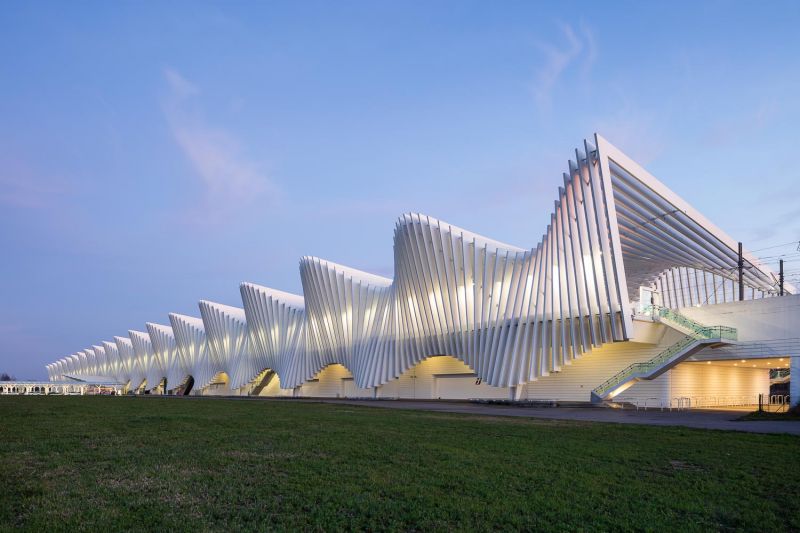 Mediopadana Railway Station AV, Santiago Calatrava, Reggio Emilia, Italy