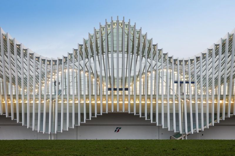 Mediopadana Railway Station AV, Santiago Calatrava, Reggio Emilia, Italy