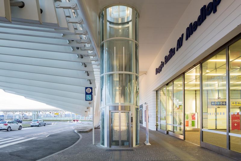 Mediopadana Railway Station AV, Santiago Calatrava, Reggio Emilia, Italy