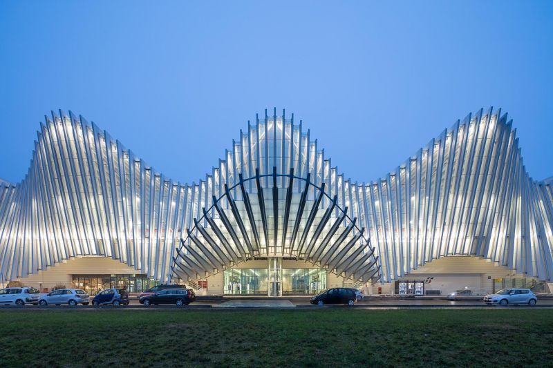 Mediopadana Railway Station AV, Santiago Calatrava, Reggio Emilia, Italy
