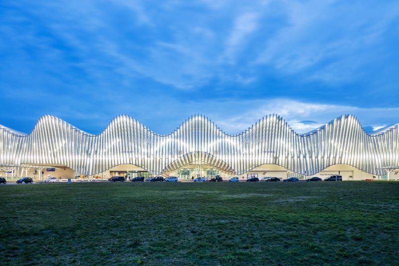 Mediopadana Railway Station AV, Santiago Calatrava, Reggio Emilia, Italy