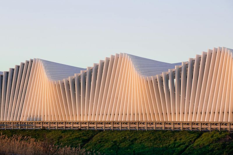 Mediopadana Railway Station AV, Santiago Calatrava, Reggio Emilia, Italy