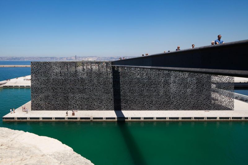 MuCEM, Musee des civilisations de l´Europe et de la Mediterranee, Rudi Ricciotti, Marseille, France