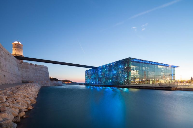 MuCEM, Musee des civilisations de l´Europe et de la Mediterranee, Rudi Ricciotti, Marseille, France