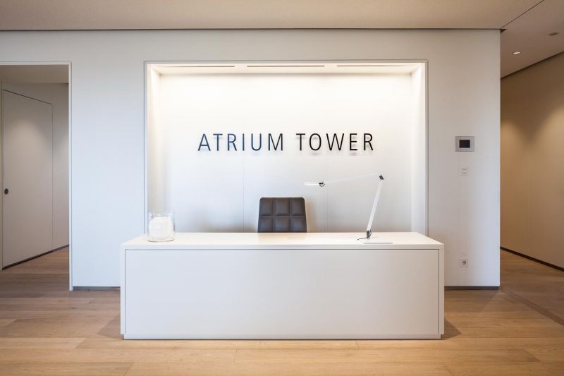 Model office, Atrium Tower C1, Potsdamer Platz, Berlin, Germany,  Design: BaumgartenSimon Architekten in collaboration with Renzo Piano Building Workshop and citizenoffice