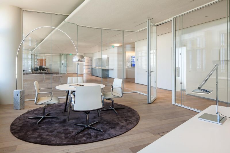 Model office, Atrium Tower C1, Potsdamer Platz, Berlin, Germany,  Design: BaumgartenSimon Architekten in collaboration with Renzo Piano Building Workshop and citizenoffice