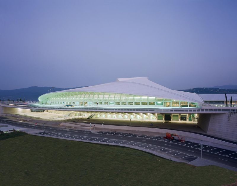 New Sondica Airport, Santiago Calatrava, Bilbao, Spain