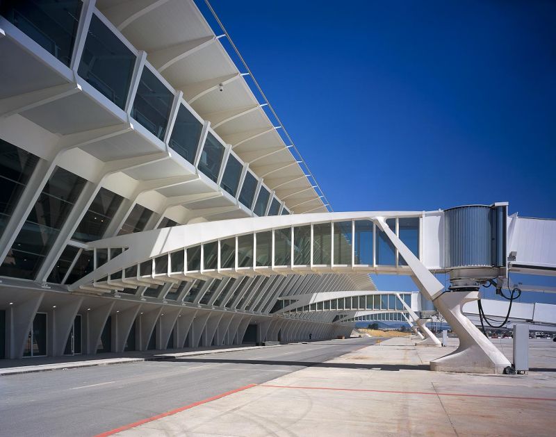 New Sondica Airport, Santiago Calatrava, Bilbao, Spain