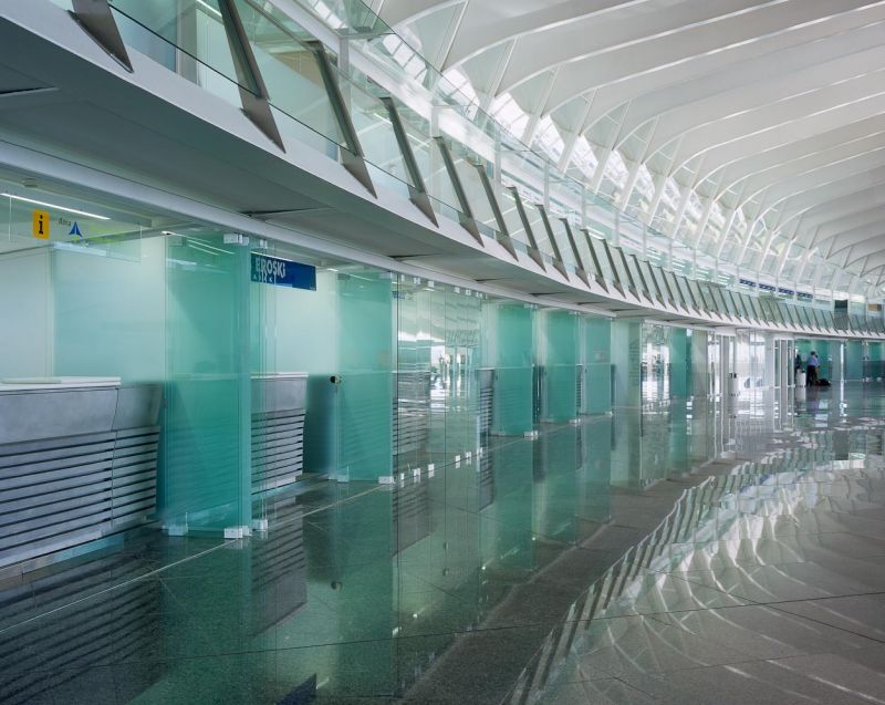 New Sondica Airport, Santiago Calatrava, Bilbao, Spain