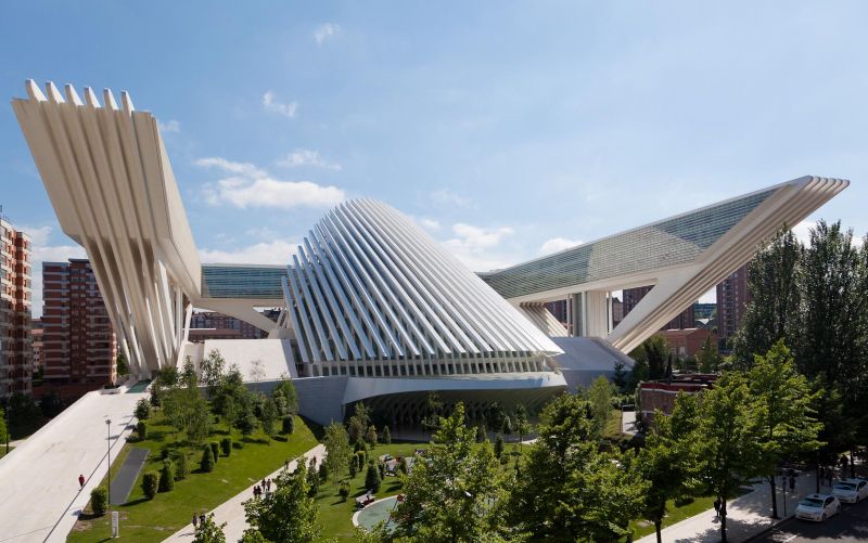 Palacio de Exposiciones y Congresos, Santiago Calatrava, Oviedo, Espana