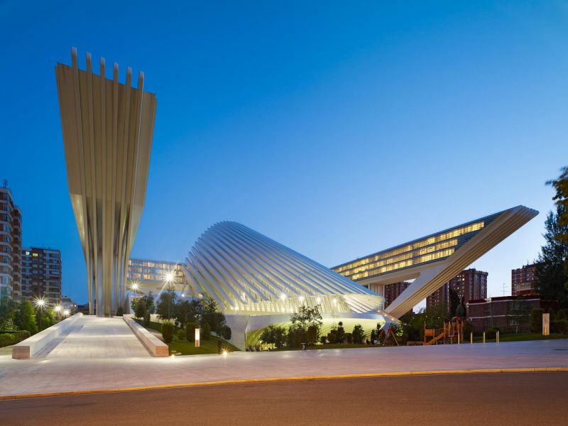 Palacio de Exposiciones y Congresos, Santiago Calatrava, Oviedo, Espana