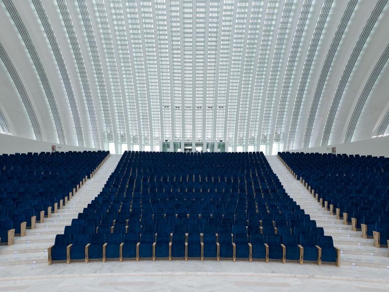 Palacio de Exposiciones y Congresos, Santiago Calatrava, Oviedo, Espana