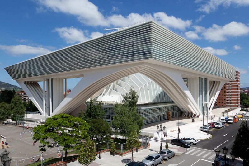 Palacio de Exposiciones y Congresos, Santiago Calatrava, Oviedo, Espana