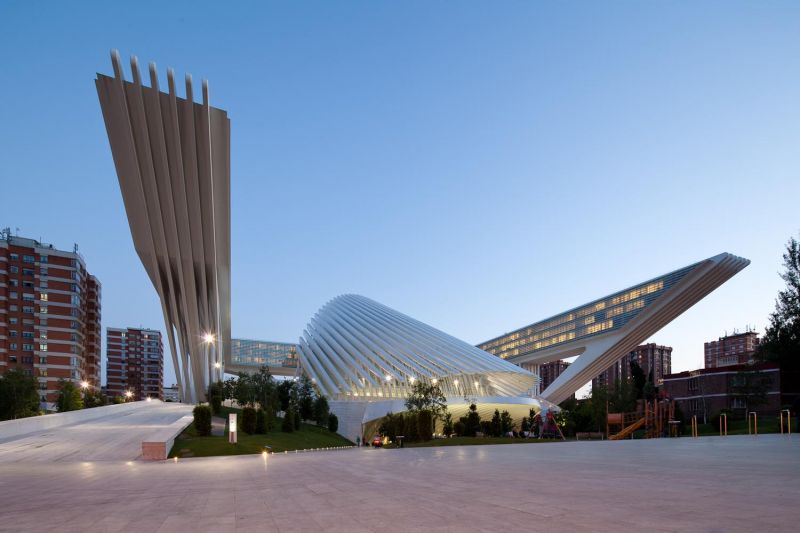 Palacio de Exposiciones y Congresos, Santiago Calatrava, Oviedo, Espana