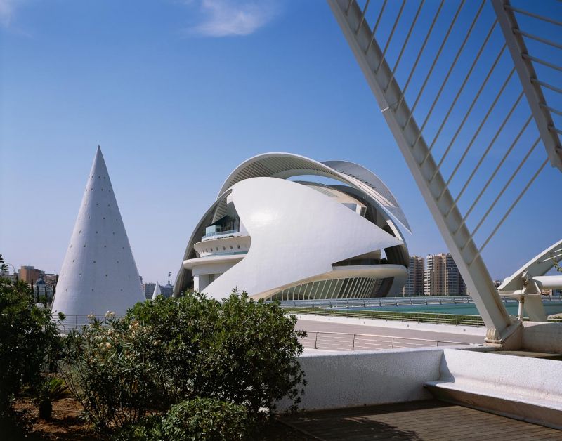 Palau de les Arts Reina Sofia, Santiago Calatrava, Valencia, Spain