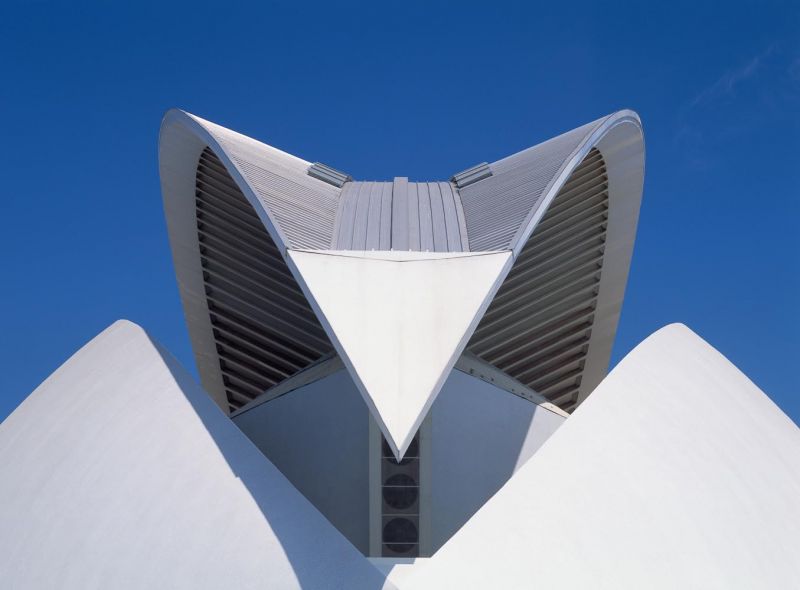 Palau de les Arts Reina Sofia, Santiago Calatrava, Valencia, Spain